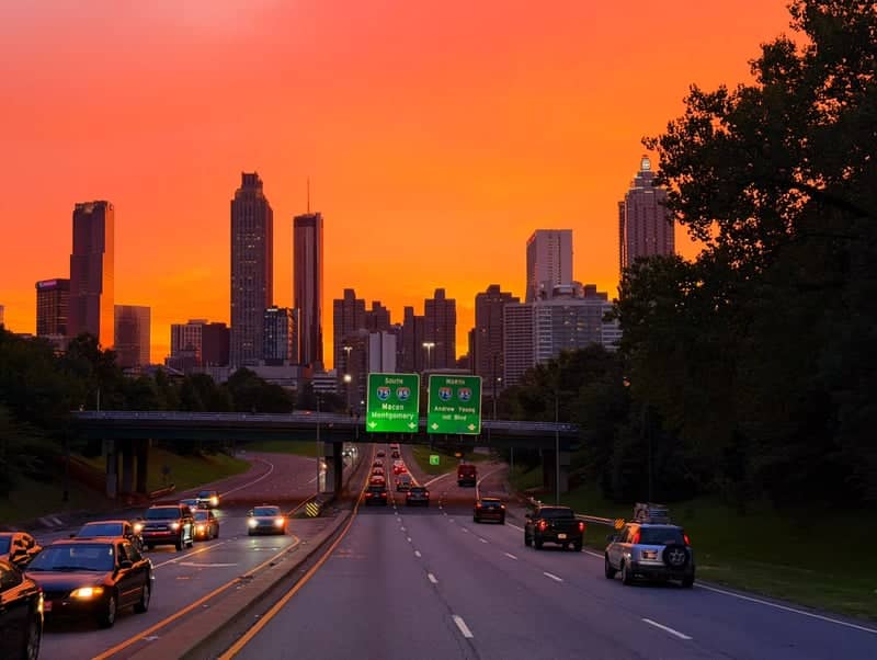 Atlanta Skyline from Jackson Street Bridge - Image 1