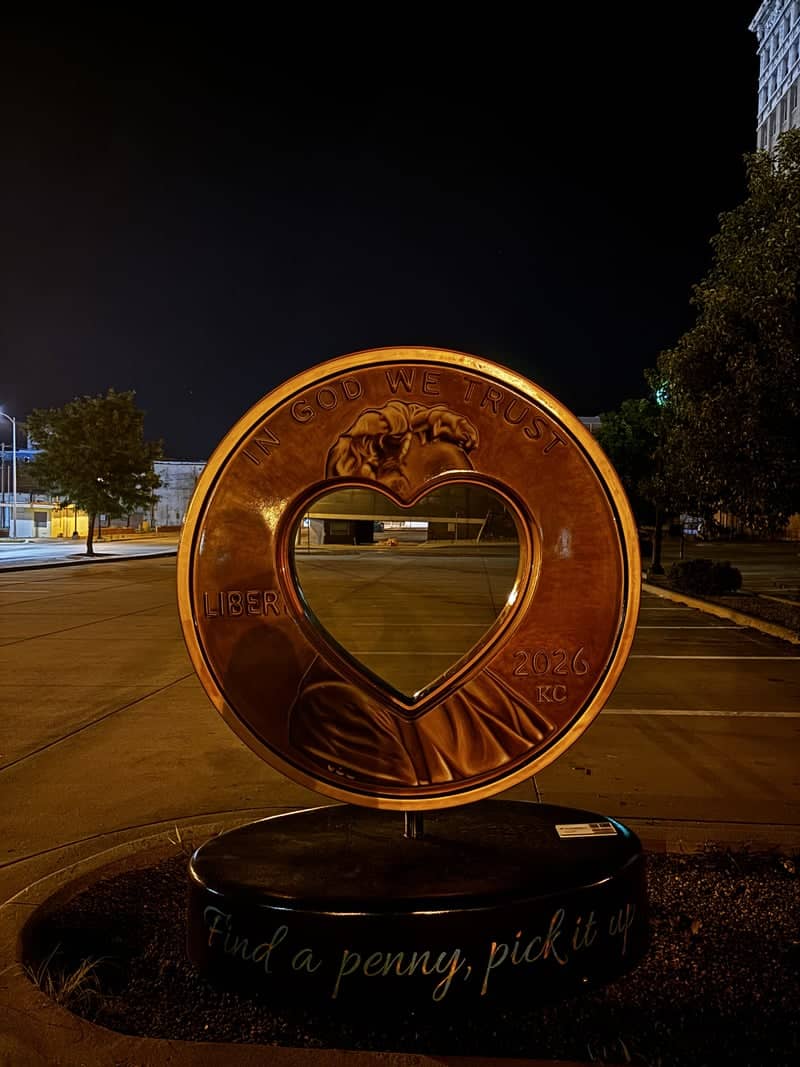 Find a Penny Sculpture - Image 1