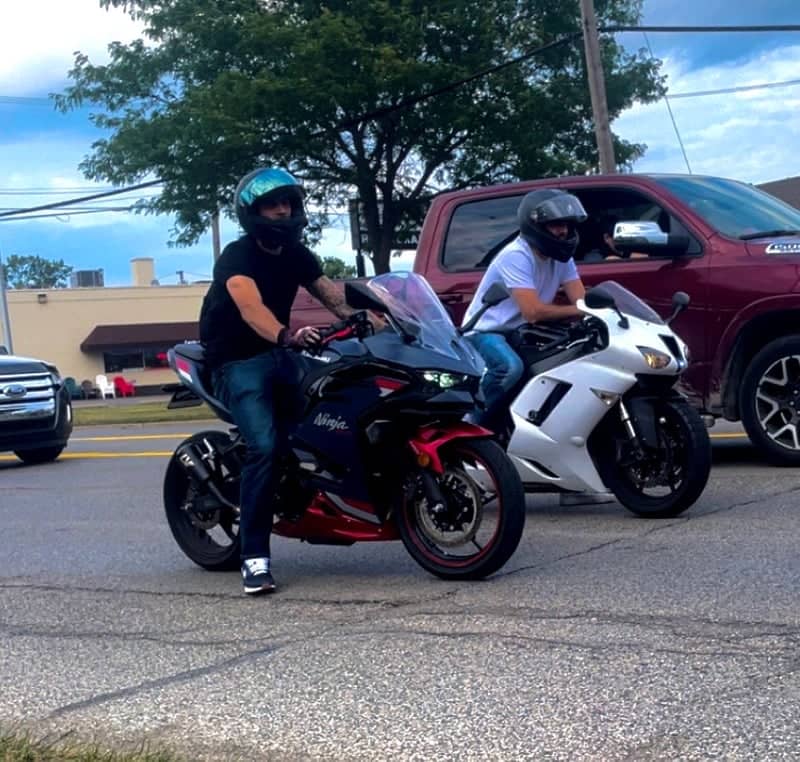 Harper Avenue Motorbike Scene - Image 1