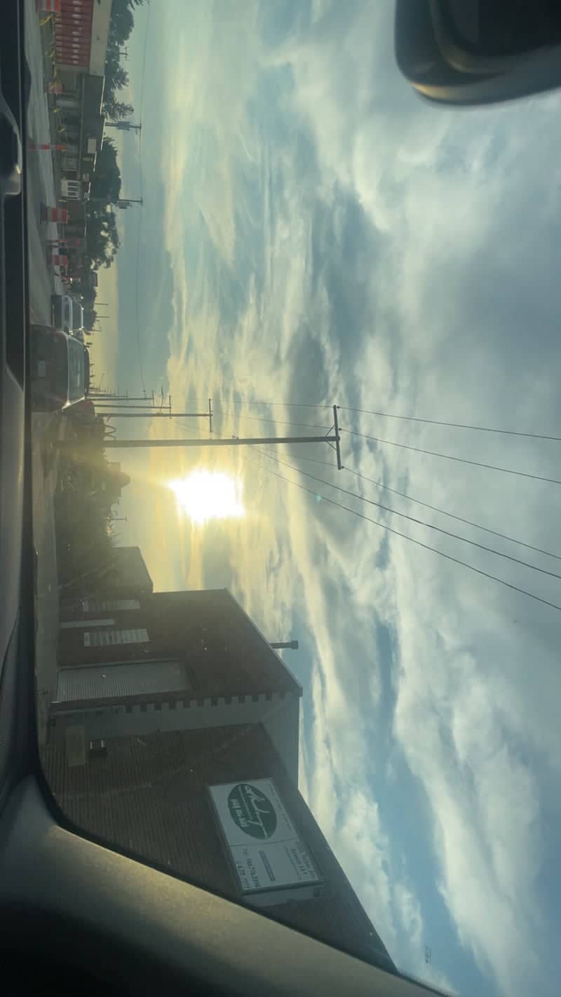 East 9 Mile Road Urban Sunset - Image 1