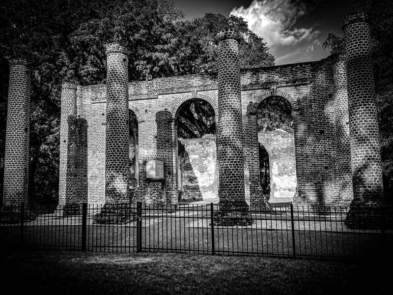 Old Sheldon Church Ruins - Image 1