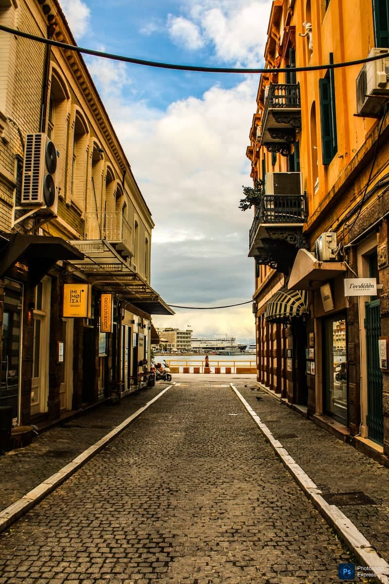 Ermou Street Harbor View - Image 1