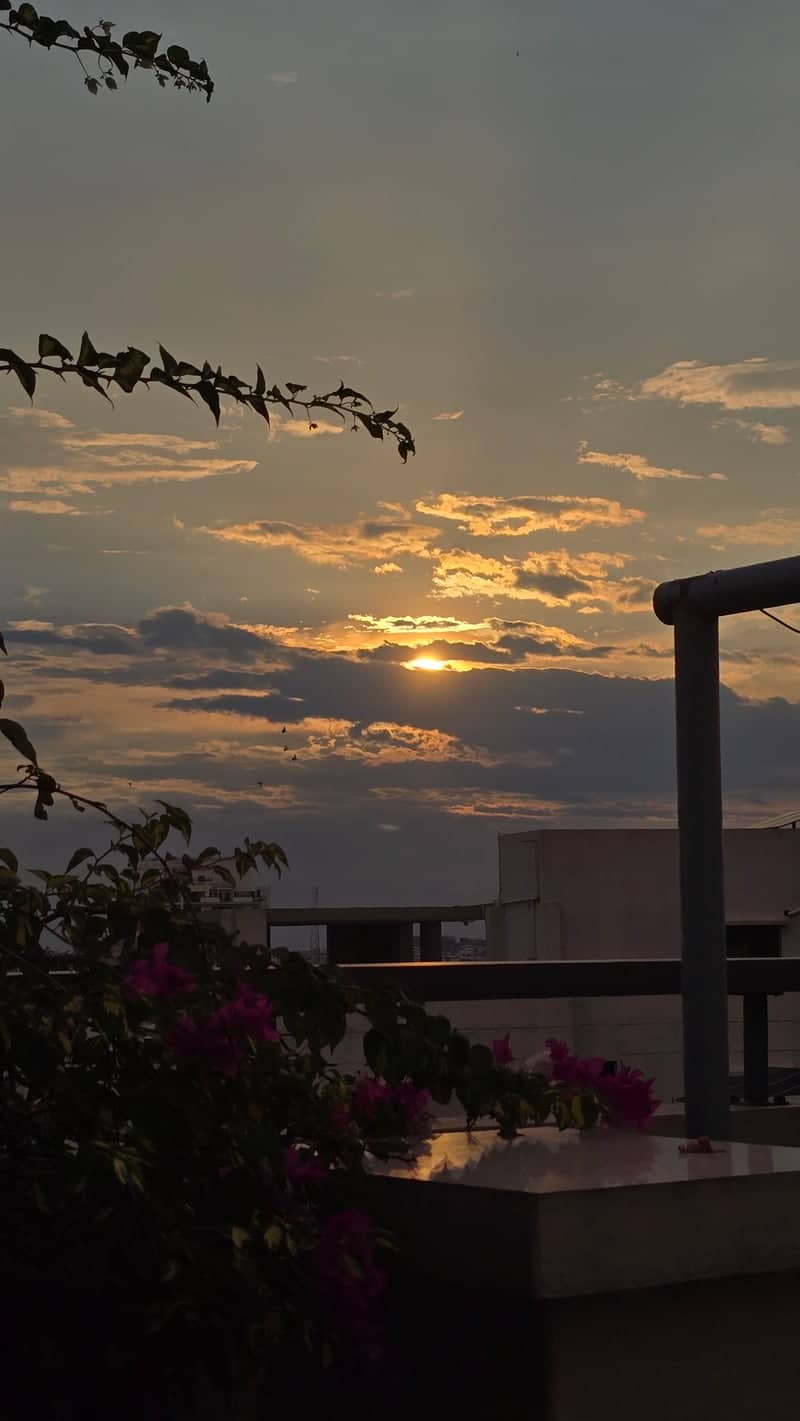 Dhanmondi Rooftop Sunset - Image 1