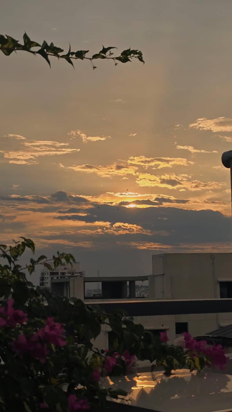 Dhaka Rooftop Sunset View - Image 1