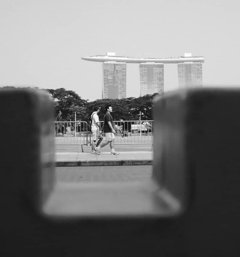 Marina Bay Sands Framed View - Image 1