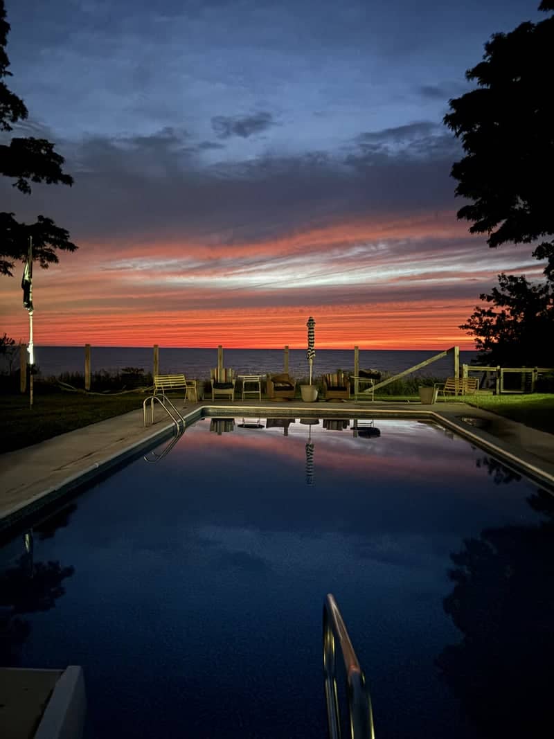 Lake Michigan Sunset Pool - Image 1