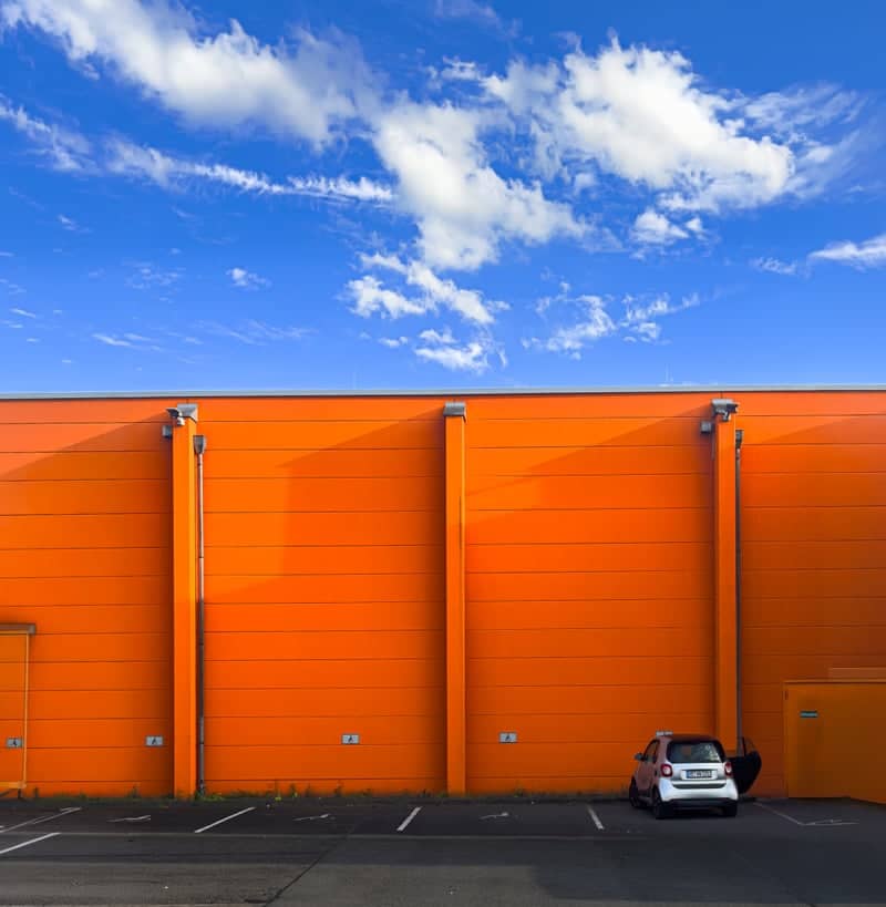 Orange Industrial Wall, Hürth - Image 1