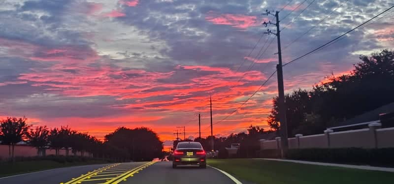 Lake Ariana Boulevard Sunset - Image 1
